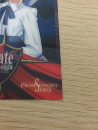 フェイトSN Fate/stay night Fate stay night FACT CARD 初版 武内崇 セイバー 107 プロモーション プロモ カード セイバー 衛宮士郎 トレカ 107 SILVER BLITZ サムネイル 2