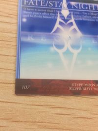 フェイトSN Fate/stay night Fate stay night FACT CARD 初版 武内崇 セイバー 107 プロモーション プロモ カード セイバー 衛宮士郎 トレカ 107 SILVER BLITZ サムネイル 7