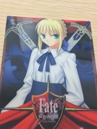 フェイトSN Fate/stay night Fate stay night FACT CARD 初版 武内崇 セイバー 107 プロモーション プロモ カード セイバー 衛宮士郎 トレカ 107 SILVER BLITZ サムネイル 3