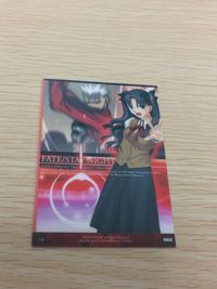 Fate/stay night Fate stay night FACT CARD 初版遠坂凛 108 プロモーション プロモ カード 遠坂凛 トレカ 108 SILVER BLITZ ファクト サムネイル 6