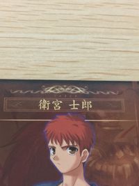 フェイトsn Fate/stay night Fate stay night FACT CARD 初版 SP 衛宮士郎 005 カード 衛宮士郎 トレカ 005 SILVER BLITZ ファクト サムネイル 9