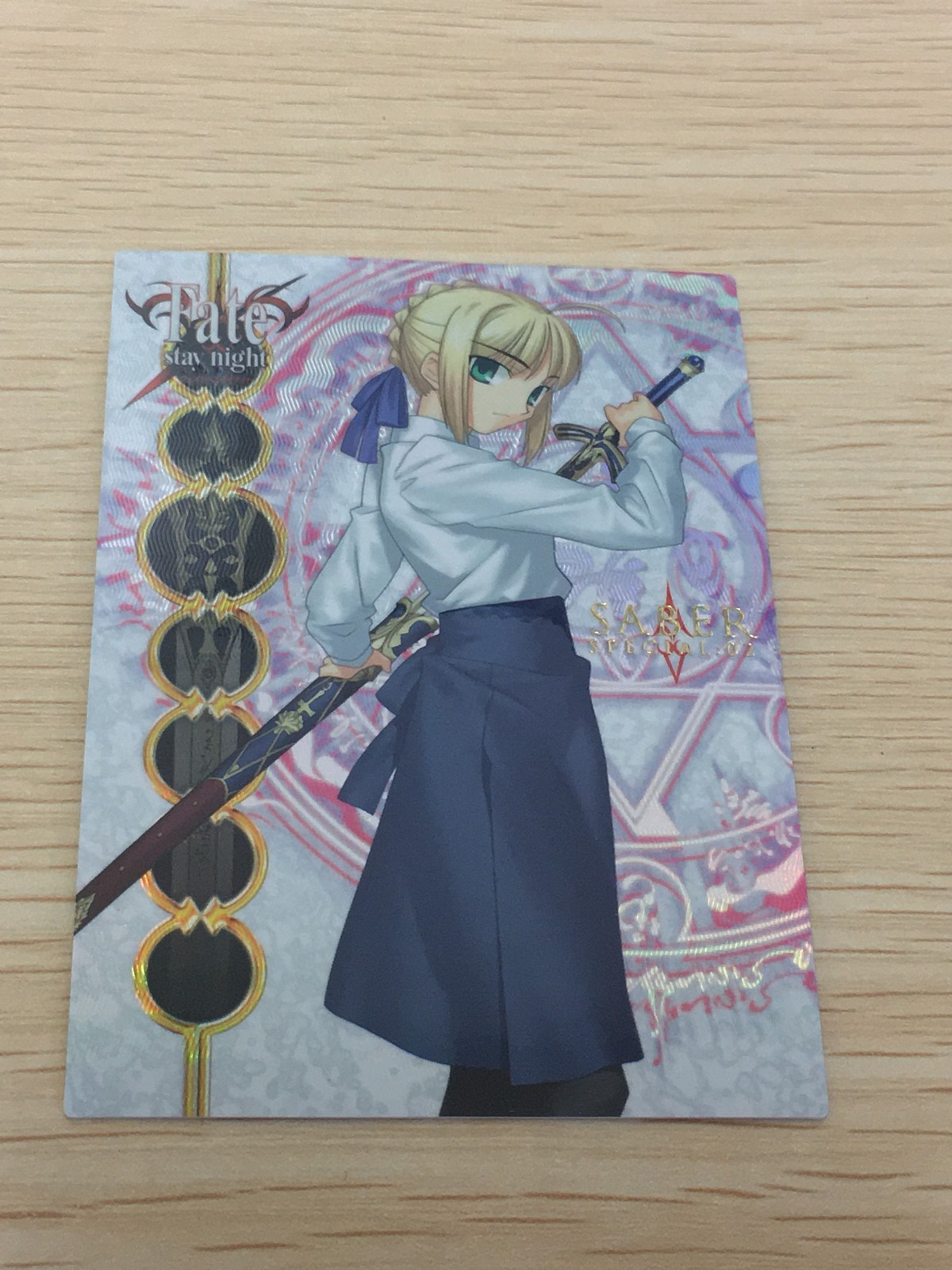 フェイトスタンナイト Fate/stay night Fate stay night FACT CARD 初版 SP セイバー 002 カード セイバー -アルトリア- トレカ 002 SPECIAL 02 ファクト