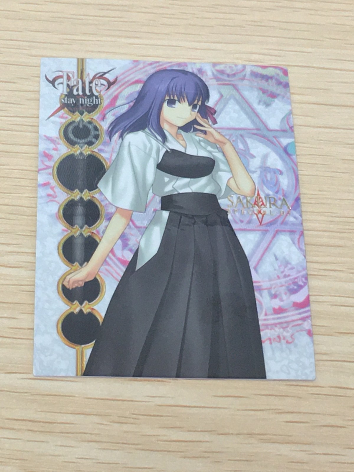 フェイト Fate/stay night Fate stay night FACT CARD 初版 SP 間桐 桜 003 カード 間桐桜 トレカ 003 SILVER BLITZ ファクト