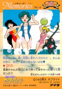 美少女戦士 セーラームーン セーラームーン メモリーズ アマダ カード セーラームーン セーラーマーキュリー セーラーマーズ トレカ No.15 アマダ トレーディング サムネイル 2
