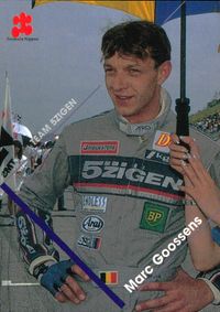 フォーミュラニッポン 97 カード Marc Goossens トレカ 004 エポック Formula Nippon Collection Cards CAR No.5 TEAM 5ZIGEN ベルギー出身