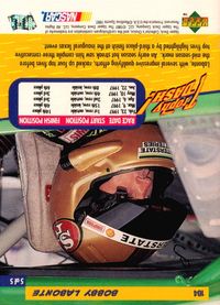 Upper Deck Collector's Choice カード Bobby Labonte #18 トレカ 104 1997 Upper Deck Upper Deck Collector Choice Trophy Dash サムネイル 2