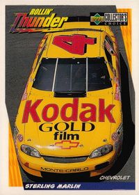 Rollin' Thunder 's ' カード Sterling Marlin #4 トレカ 40 Upper Deck Upper Deck Collector Choice Rollin Thunder Kodak Gold
