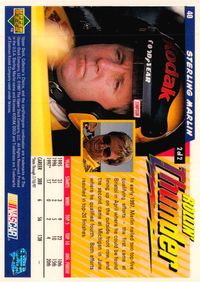 Rollin' Thunder 's ' カード Sterling Marlin #4 トレカ 40 Upper Deck Upper Deck Collector Choice Rollin Thunder Kodak Gold サムネイル 2