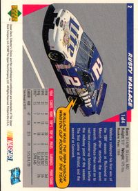 Upper Deck Collector's Choice カード Rusty Wallace #2 トレカ 1 of 4 Upper Deck Upper Deck Collector Choice NASCAR Speed サムネイル 2