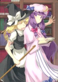 Touhou Gakaranbuu Marisa Patchouli No.8 Holo Card Japanese Touhou card Japan