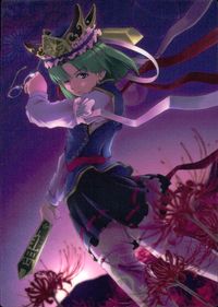 Touhou Gakaran Ranbu Trading Card Shikieiki Yamaxanadu Touhou card Japan