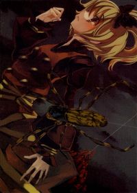Touhou Gakaranbu Trading Card Kurodani Yamame No.8 Japanese Touhou card Japan