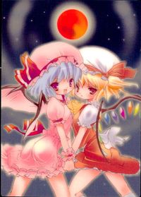 Touhou Gaka Ranbu Card Remilia Flandre Scarlet No.10 Japanese Touhou card Japan