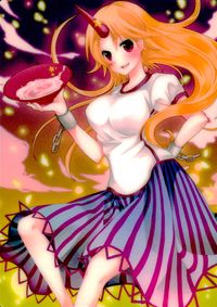 Touhou Gaka Ranbu TCG Card Hoshiguma Yugi No.10 Japanese Game Touhou card Japan