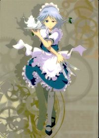 Touhou Gakaranbu Trading Card Izayoi Sakuya J Hearts Japanese Touhou card Japan