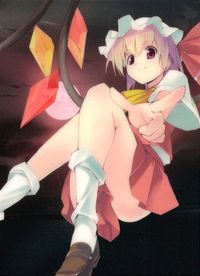 Touhou Gakauranbuu Flandre Scarlet K Card Japanese Game Touhou card Japan