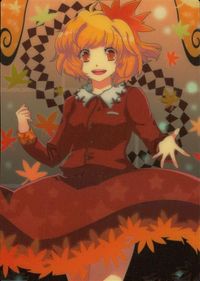 Touhou Gakaranbuu Trading Card Shizuha Aki Holo QA5065 Touhou card Japan