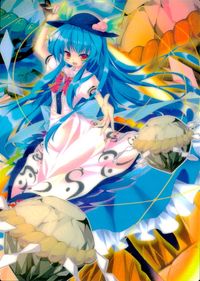 Touhou Gakaran Trading Card Hinanawi Tenshi No.10 Holo Touhou card Japan