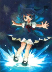 Touhou Gakaranbu Trading Card Cirno Holo Japanese Game Touhou card Japan