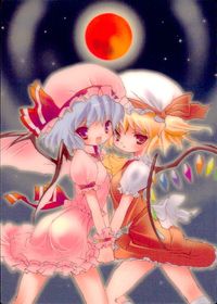 Touhou Gakaranbu Trading Card Remilia Flandre Scarlet No.10 Touhou card Japan