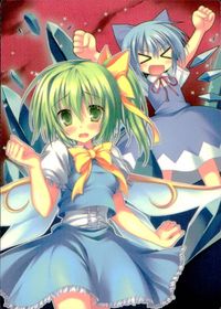 Touhou Gakaranbu Trading Card Daiyousei Cirno Holo Japanese Touhou card Japan