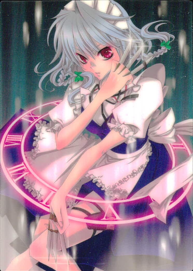 東方雅華乱舞 TRADING CARD 東方雅華乱舞 上海アリス幻楽団 東方 カード 十六夜咲夜 トレカ Surfersparadise トレーディング