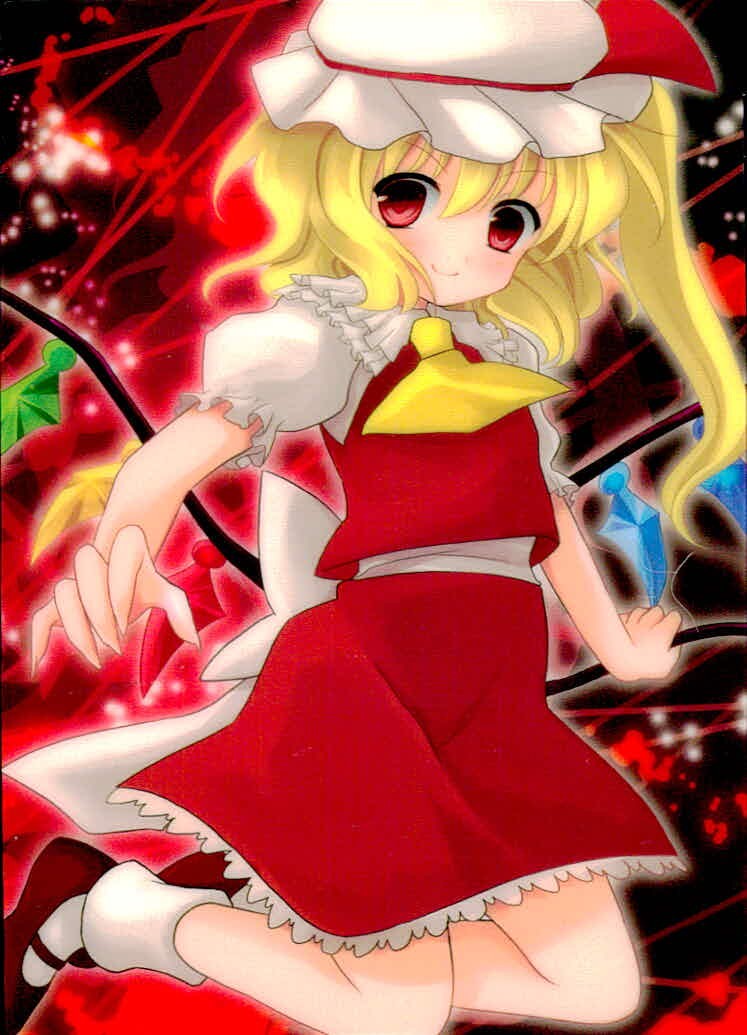 Touhou Gakka Ranbu Flandre Scarlet Holo Card Japanese Game Touhou card Japan
