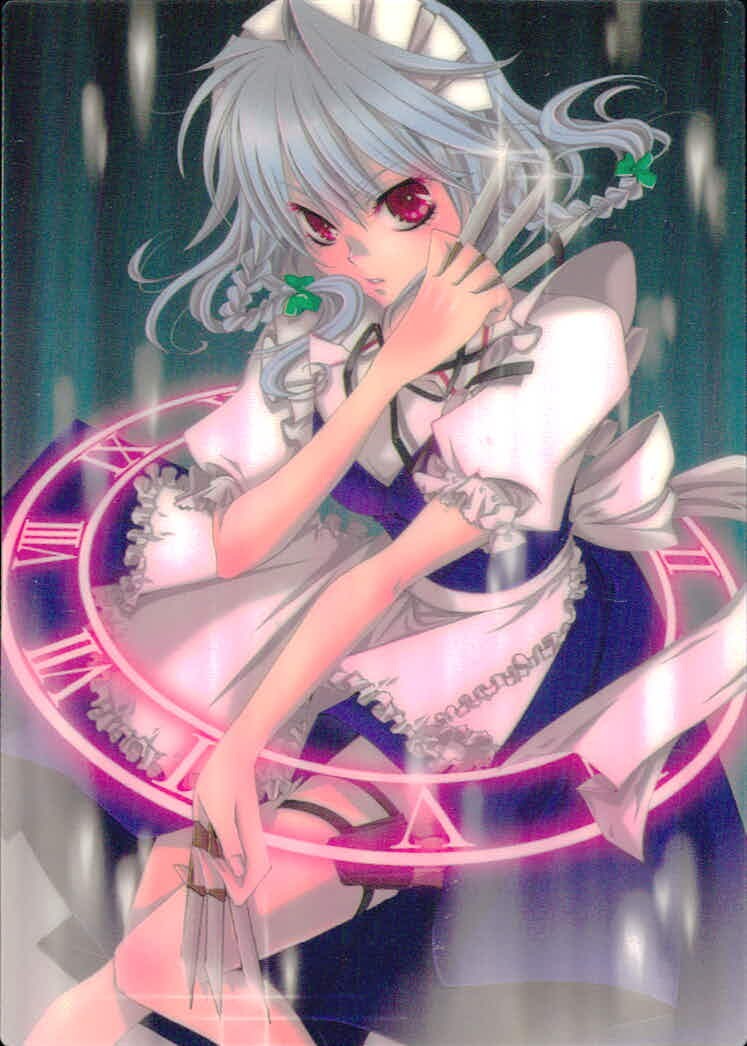 東方雅華乱舞 TRADING CARD 東方雅華乱舞 上海アリス幻楽団 東方 カード 十六夜咲夜 トレカ Surfersparadise トレーディング