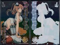 艦隊これくしょん -艦これ- カード まとめ ホログラム 不明 朝潮改二 4枚 R108 R091 R103 KADOKAWA ウエハース サムネイル 4