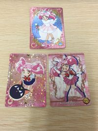 Sailor Moon World Chibiusa Sailor Chibi Moon 3 Cards Holo sailor moon FOIL 3 lot