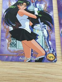 美少女戦士 セーラームーン カード まとめ SAILORMOON WORLD 2 PRETTY SOLDIER SAILORMOON WORLD3 セーラープルート 冥王せつな 土萠ほたる 2枚 SP6 SP5 バンダイ 食玩 サムネイル 7