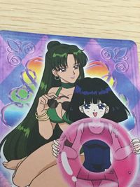 美少女戦士 セーラームーン カード まとめ SAILORMOON WORLD 2 PRETTY SOLDIER SAILORMOON WORLD3 セーラープルート 冥王せつな 土萠ほたる 2枚 SP6 SP5 バンダイ 食玩 サムネイル 5