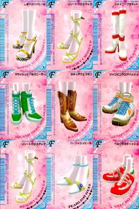 オシャレ魔女 ラブandベリー カード まとめ フットウェア しま×2ハイヒール リゾートクロスアップ シャイニープラネット スカッシュヒールスニーカー ラティオウエスタン ジャンピングエアバッシュ パーリッシュヒール 9枚 セガ サムネイル 1