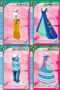 Oshare Majo Love and Berry Dress Up Card 4 Cards Lot Japanese Anime サムネイル 1