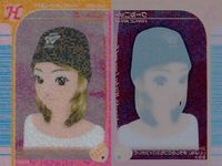 ラブベリ オシャレ魔女 ラブandベリー カード まとめ ヘア メイクアップ プリティウルフ プチ姫だんごヘア ガールニット 3枚 033-06H 018-06N 008-06N セガ アーケードゲーム クリアカード サムネイル 4