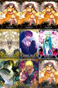 FGOアーケード Fate/Grand Order Arcade カード まとめ Assassin 概念礼装 Berserker マタ ハリ 天の晩餐 封印指定 執行者 清姫 2030年の欠片 原始呪術 9枚 セガ アーケード サムネイル 1
