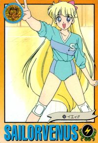 美少女戦士セーラームーンS カード セーラーヴィーナス トレカ 152 バンダイ 食玩 サムネイル 1