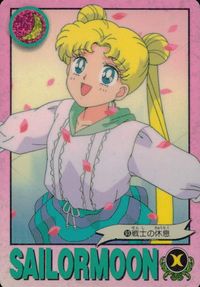 美少女戦士セーラームーンR カード 戦士の休息 トレカ 93 バンダイ 食玩 サムネイル 1