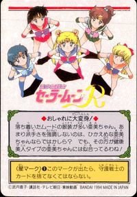 美少女戦士セーラームーンR カード 優しい笑顔 トレカ 101 バンダイ カードダス サムネイル 2