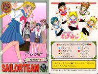 美少女戦士セーラームーンS カード まとめ セーラーチームEX セーラーチーム まだね セーラー戦士グラフィティV セーラーウラヌス ネプチューン プルート 4枚 16 17 20 バンダイ 食玩カードダス サムネイル 2