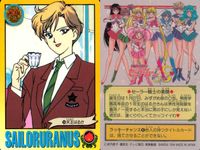 美少女戦士セーラームーンS カード まとめ セーラーウラヌス やすらぎ はるかとみちるの絆 趣味はモータースポーツ!! 飛翔! 天王はるか 非情の戦士 ワールド シェイキング!! 使命のために!! 9枚 バンダイ 食玩カードダス サムネイル 5