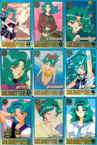 美少女戦士セーラームーンS カード まとめ キャラクター タイトル エクストラ セーラーネプチューン バイオリニスト みちる ネプチューン プラネット パワー メイクアップ！ 魅惑のお姉様 水泳のエキスパート 使命のために！ 9枚