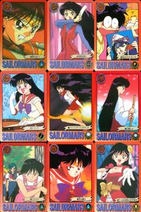 美少女戦士 セーラームーン カード まとめ 許せない! 悪霊退散! 女の人にドキッ エエッ!? バーニング マンダラー!! 火野レイ ドキッ? 炎の戦士 T A女学院の女王様 セーラーマーズ 9枚 04 13 10 11 63 サムネイル 1
