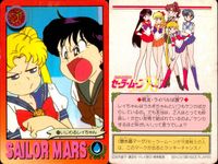 美少女戦士 セーラームーン カード まとめ SAILOR MARS いじわるレイちゃん ファイヤーッ!? T A女学院の女王様 レイちゃん初デート 本当の気持ち… 火野レイ 火川神社の霊感少女 バーニング マンダラー!! 9枚 サムネイル 3