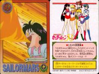 美少女戦士 セーラームーン カード まとめ SAILOR MARS いじわるレイちゃん ファイヤーッ!? T A女学院の女王様 レイちゃん初デート 本当の気持ち… 火野レイ 火川神社の霊感少女 バーニング マンダラー!! 9枚 サムネイル 4