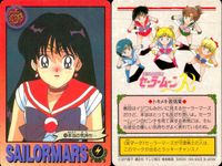 美少女戦士 セーラームーン カード まとめ SAILOR MARS いじわるレイちゃん ファイヤーッ!? T A女学院の女王様 レイちゃん初デート 本当の気持ち… 火野レイ 火川神社の霊感少女 バーニング マンダラー!! 9枚 サムネイル 7