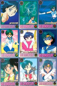 美少女戦士 セーラームーン カード まとめ セーラームーンR セーラームーンS セーラーマーキュリー 水野亜美 9枚 13 33 15 34 70 46 100 99 74 バンダイ カードダス サムネイル 1