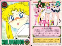 美少女戦士 セーラームーン カード まとめ トキメキ表情集 メイクアップ！ セーラー戦士の素顔 月野うさぎ プロフィール 戦うセーラー戦士 忘れられないワンシーン セーラームーンの必殺技 おめめウルウル〜ウ 正義の味方 参上！ サムネイル 2