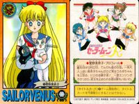 美少女戦士 セーラームーン カード まとめ タイトル ラッキーチャンス テーマ 愛野美奈子 反撃開始よ! 自転車で追跡! ヴィーナススターパワー メイクアップ! ヴィーナス ラブ ミー チェーン!! イエイ!! みんな やるわよ! サムネイル 2
