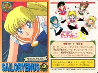 美少女戦士 セーラームーン カード まとめ タイトル ラッキーチャンス テーマ 愛野美奈子 反撃開始よ! 自転車で追跡! ヴィーナススターパワー メイクアップ! ヴィーナス ラブ ミー チェーン!! イエイ!! みんな やるわよ! サムネイル 9